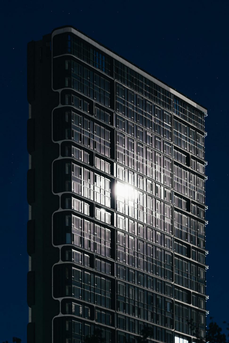 Sustainable building with solar integration